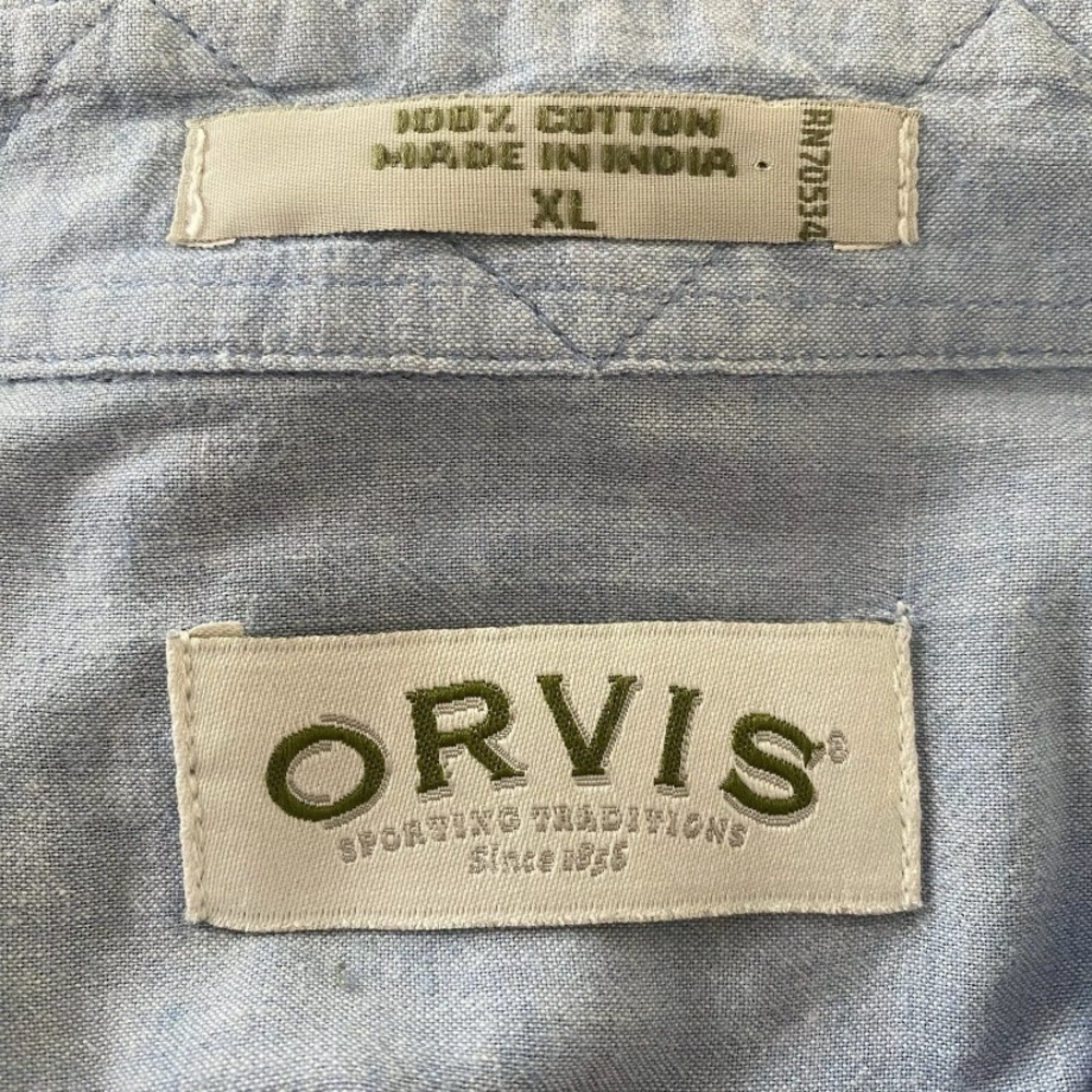 Orvis Multi Color Plaid Button Down Short Sleeve … - image 3